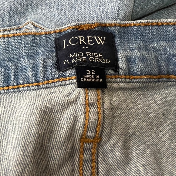 J. Crew Flare crop All Day Stretch Plus Size Jeans Size 14 - Picture 6 of 9